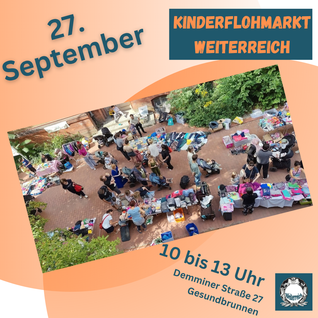 Kinderflohmarkt in Berlin am 27. September